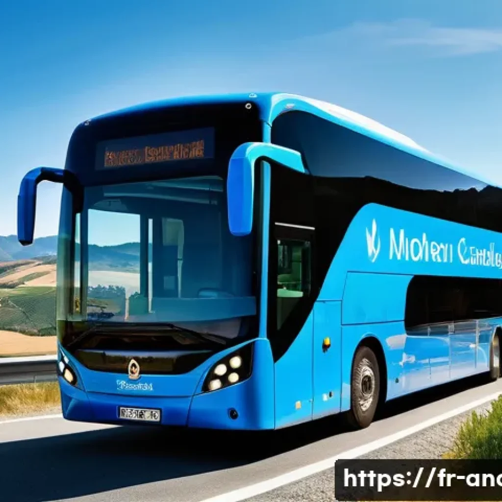 안도라에서 바르셀로나 가는 방법 - A modern, comfortable long-distance bus traveling through scenic mountainous roads between Andorra a...